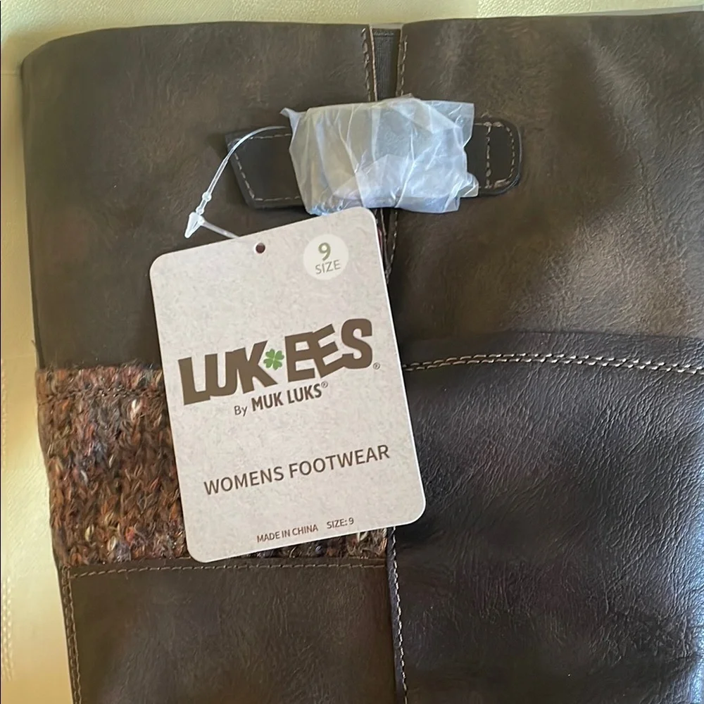Women's LUKEES BY MUK LUKS Brown Knee-High Boots